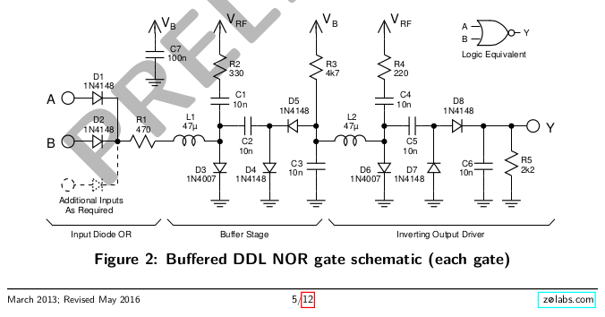 Diode Nor Gate Schematic